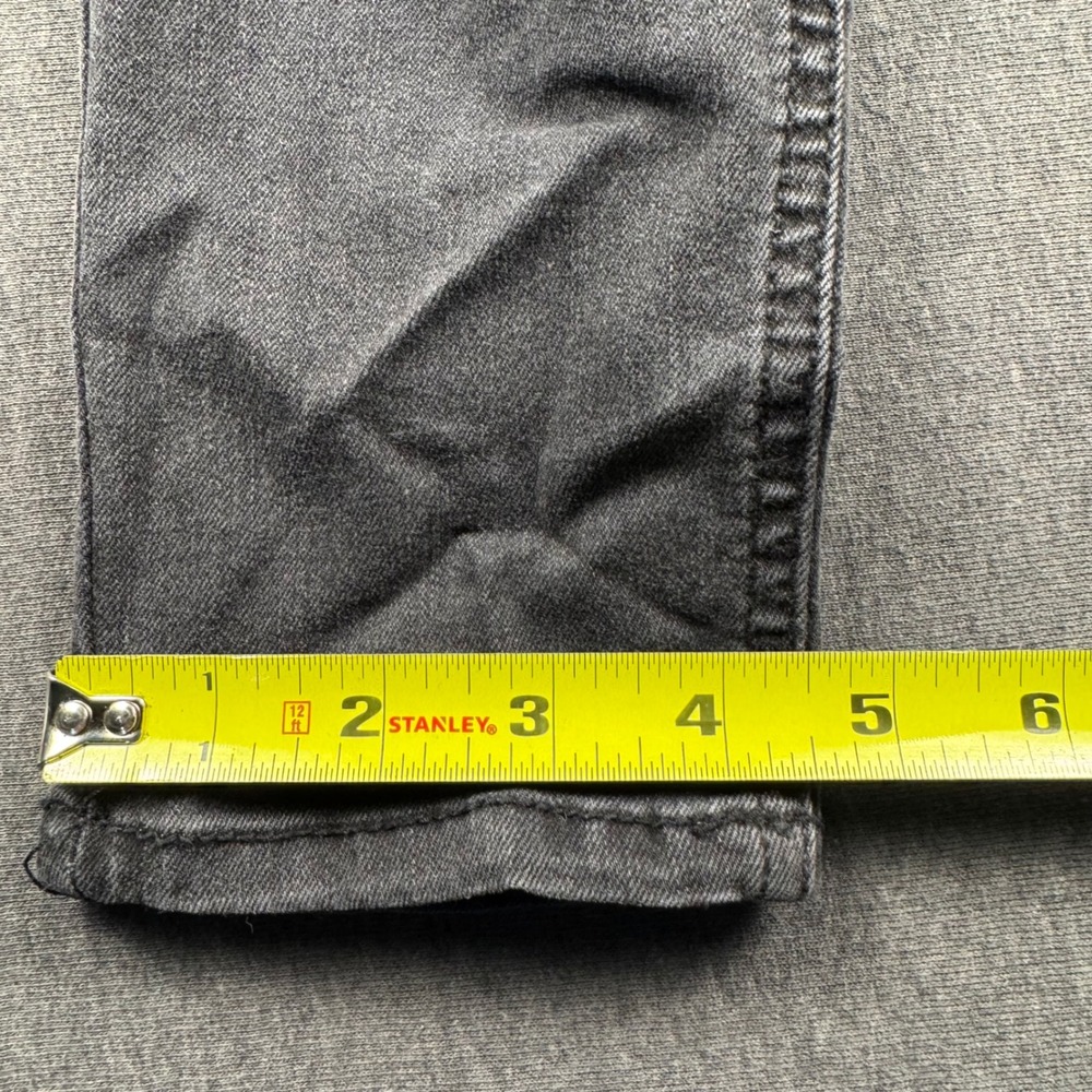 Wonder Nation Girls Black Distressed Jeggings Size L 10-12 Faded Denim Pants - Picture 3 of 9